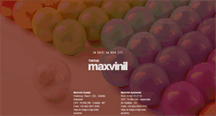 Desktop Screenshot of maxvinil.com.br