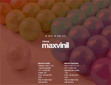 Tablet Screenshot of maxvinil.com.br
